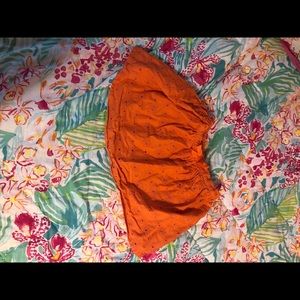 gymboree coral eyelet skirt